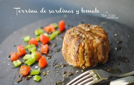 Terrina de sardinas y tomate para #retotiaalia