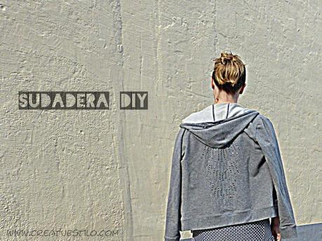 sudadera diy customizada