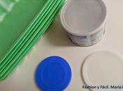 Cómo organizar lanas utilizandoo bandejas tapas plásticas (How organize wool using trays plastics covers DIY)