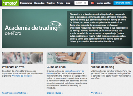 academia etoro formacion trading