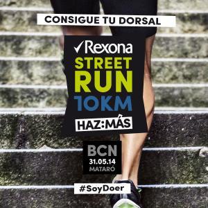 Sorteo dorsales para la carrera Rexona Street Run Mataró (Barcelona)
