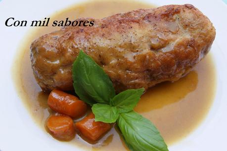 RULO DE CARNE EN SALSA