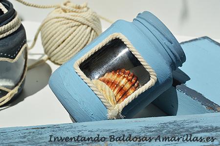 Decorar botes de mermelada