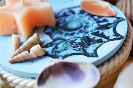 Portavelas de escayola Portavelas de escayola