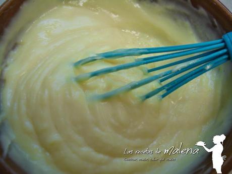Crema pastelera rápida en microondas