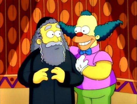 Krusty y su padre