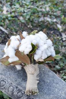 En las bodas de otoño, flores de algodón