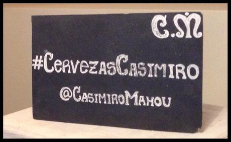 Casimiro Mahou !! Una cerveza muy de Madrid.