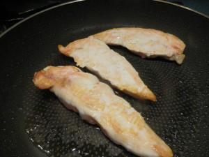 pollo 1 Solomilos de pollo con champiñón