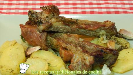 costillas de cerdo al horno