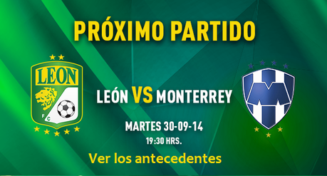 Trasmision en vivo León vs Rayados Monterrey Fecha 11 futbol mexicano