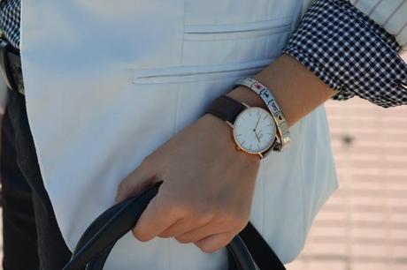 Look: Blazer + short + mocasines