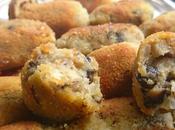 Croquetas champiñones salchichas blancas veganas Vegesan