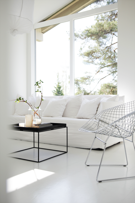 Nuevo estilo nórdico minimalista muebles de ikea muebles de diseño Minimalismo en blanco distribución diáfana decoración noruega nórdica decoración en blanco decoración de comedores y salones minimalistas cocinas blancas modernas 