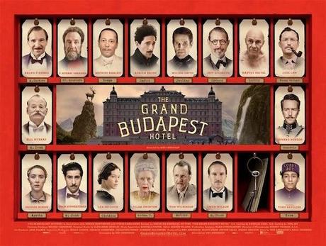 El gran hotel Budapest, de Wes Anderson (2014).