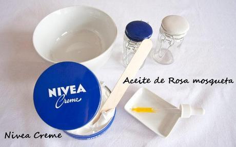 ingredientes crema nivea y rosa mosqueta