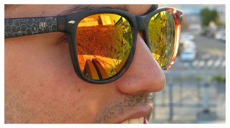 Gafas de sol efecto madera