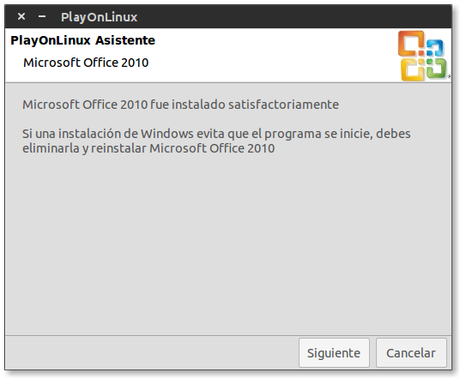 MICROSOFT OFFICE 2010 EN UBUNTU