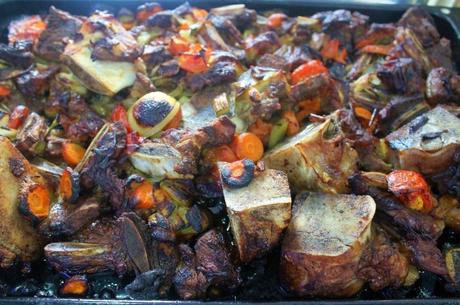 Avecrem casero: fondo oscuro de carne (ternera). Paso a paso