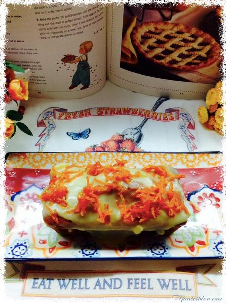 Bizcocho de zanahoria con chocolate blanco 1