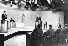 Debate en TV de Kennedy vs. Nixon. 1960