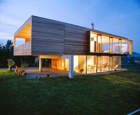 Casa Moderna de Madera en Alemania /  Modern Woodhouse in Germany