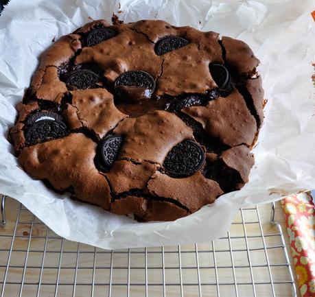 Brownie de Chocolate y Galletas Oreo