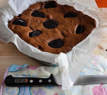 Brownie de Chocolate y Galletas Oreo