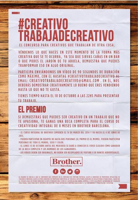 El concurso para creativos que trabajan de otra cosa 10351174_960577677292601_3252407564458204712_n