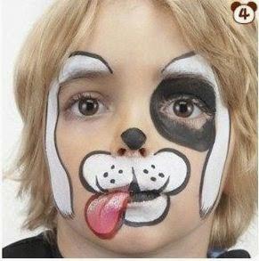 Bonitos Modelos de caritas pintadas para niños