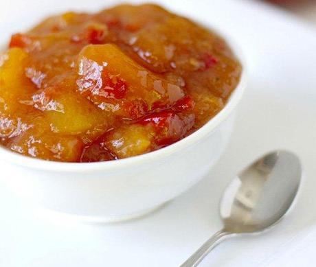 Chutney de mango y uva garnacha