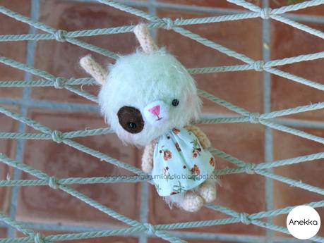 mohair bunny handmade