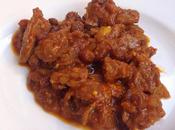 Ternera curry pasas.