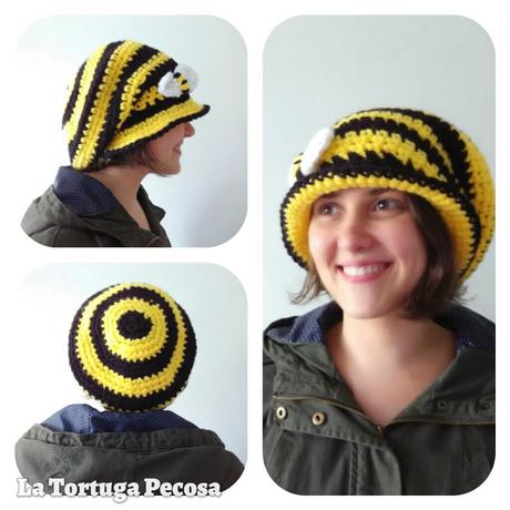 A LITTLE BEE IN THE HIVE HAT