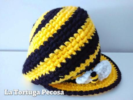 A LITTLE BEE IN THE HIVE HAT