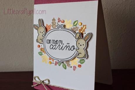 Autumn card / Tarjeta otoñal