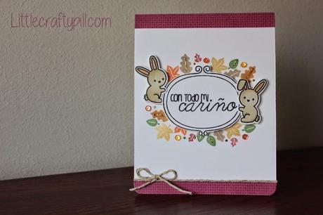 Autumn card / Tarjeta otoñal Autumn card / Tarjeta otoñal