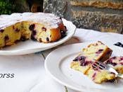 Bizcocho arándanos frescos