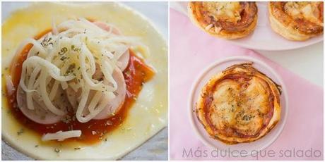Mini Pizzas Hojaldradas