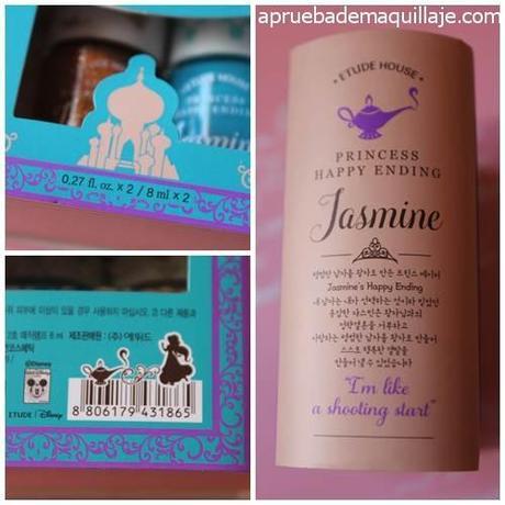 Pink Box “Princess Happy Ending” de Etude House Detalles del kit de esmaltes de la princesa Jasmine de Etude House