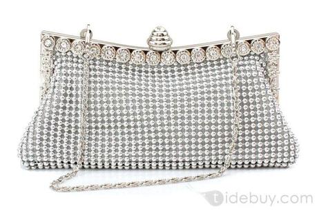 Charming Lady's Handbag With Sequins For Evening/Wedding