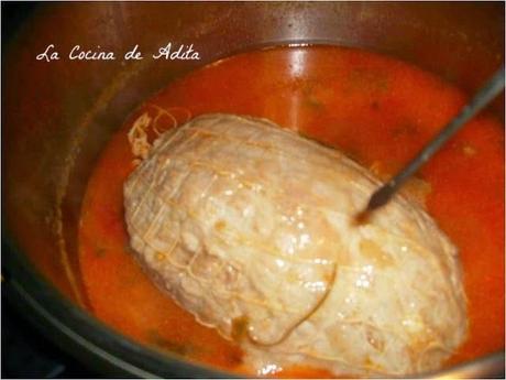 ALETA DE TERNERA  RELLENA