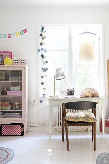 Inspiración Deco + Video Tutorial (DIY Guirnalda de Luces con Bolas de Colores)