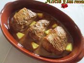 Solomillo cerdo salsa piña