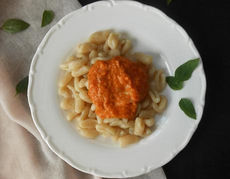 Pisarei e faso piacentini (ñoquis de pan rallado)