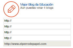 Premios Bitácora 2014: Blog de Educación