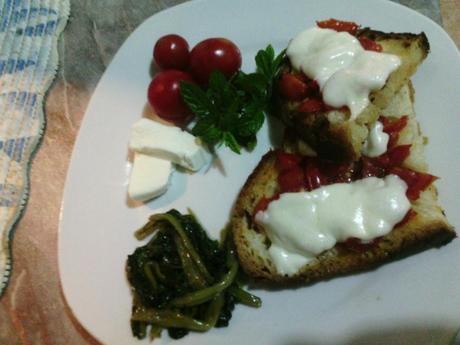 Pan con tomate y mozzarella al horno – Pane raffermo con mozzarella al forno panemozzarellaforno7