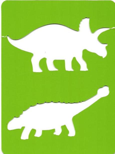 Dinosaur Stencil Book