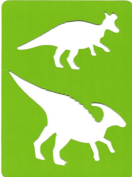 Dinosaur Stencil Book