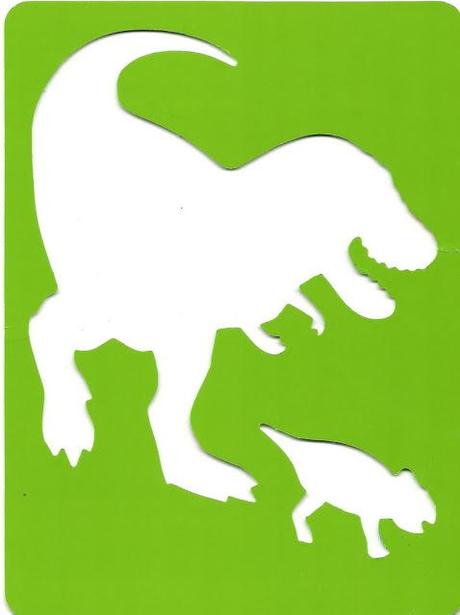 Dinosaur Stencil Book